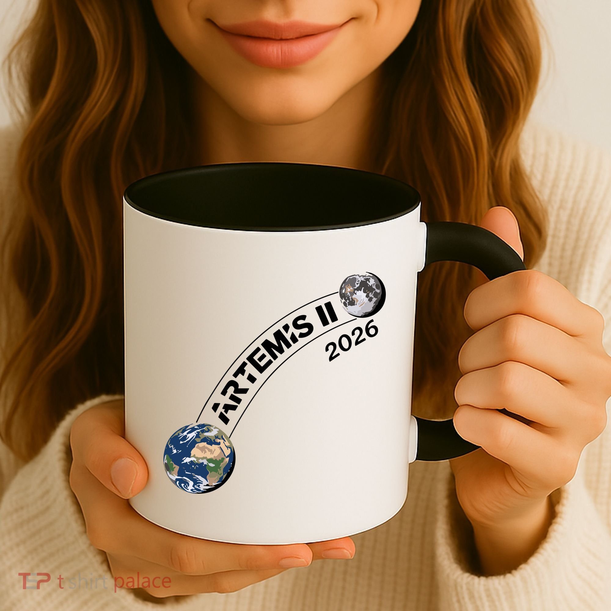 Artemis 11 2026 Back To The Moon Logo Coffee Mug