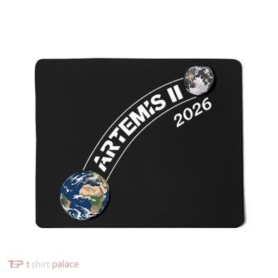 Artemis 11 2026 Back To The Moon Logo Mousepad