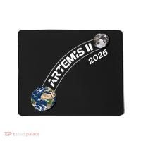 Artemis 11 2026 Back To The Moon Logo Mousepad thumb 0