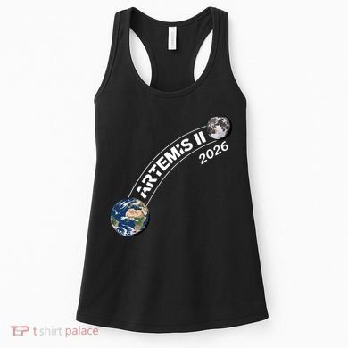 Artemis 11 2026 Back To The Moon Logo Women's Tank Top