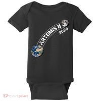 Artemis 11 2026 Back To The Moon Logo Baby Bodysuit thumb 0