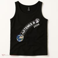 Artemis 11 2026 Back To The Moon Logo Tank Top thumb 2