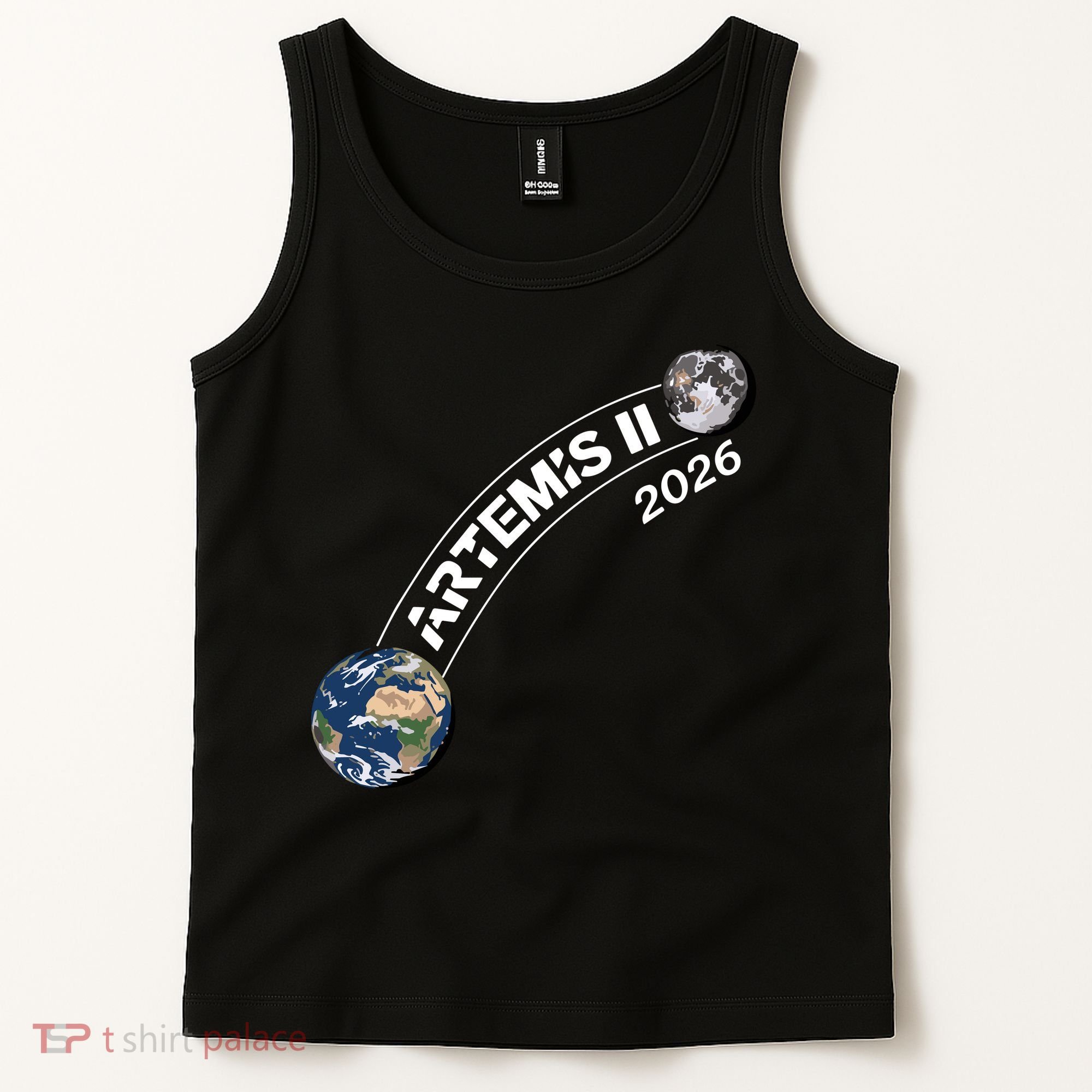 Artemis 11 2026 Back To The Moon Logo Tank Top