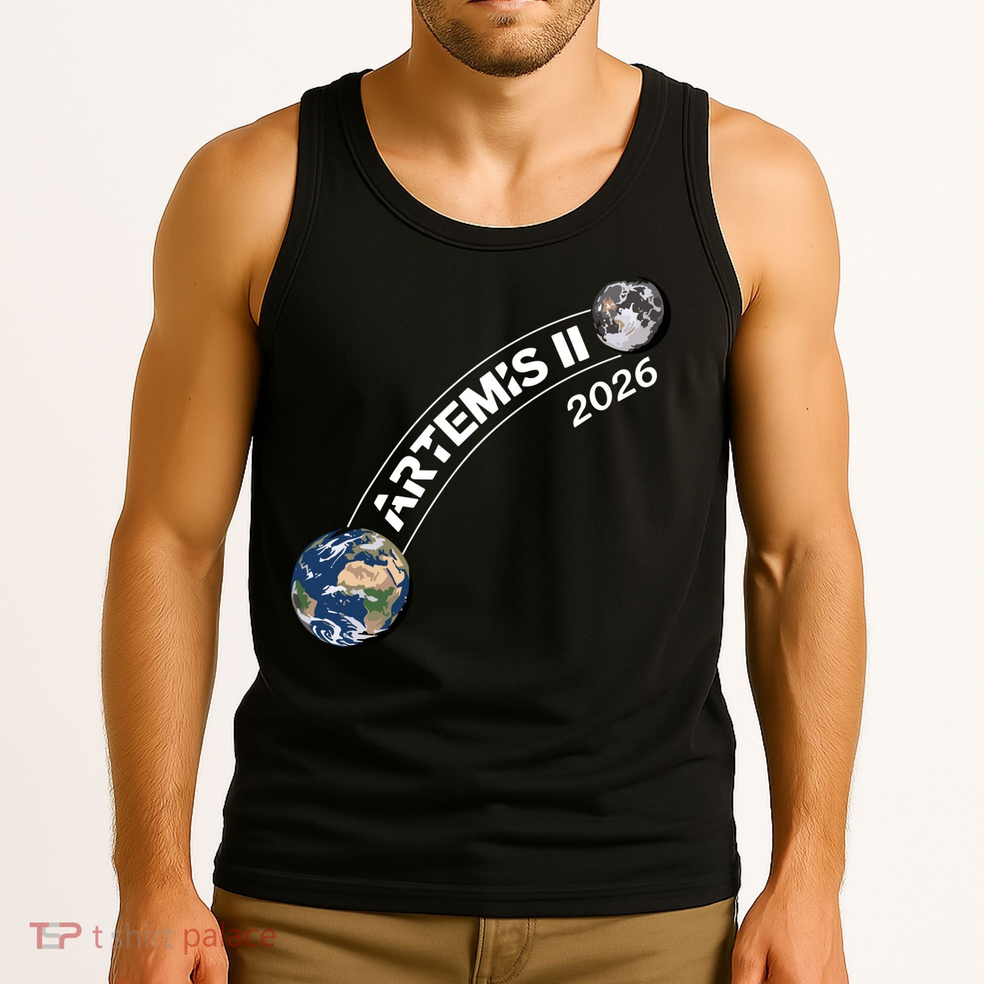 Artemis 11 2026 Back To The Moon Logo Tank Top