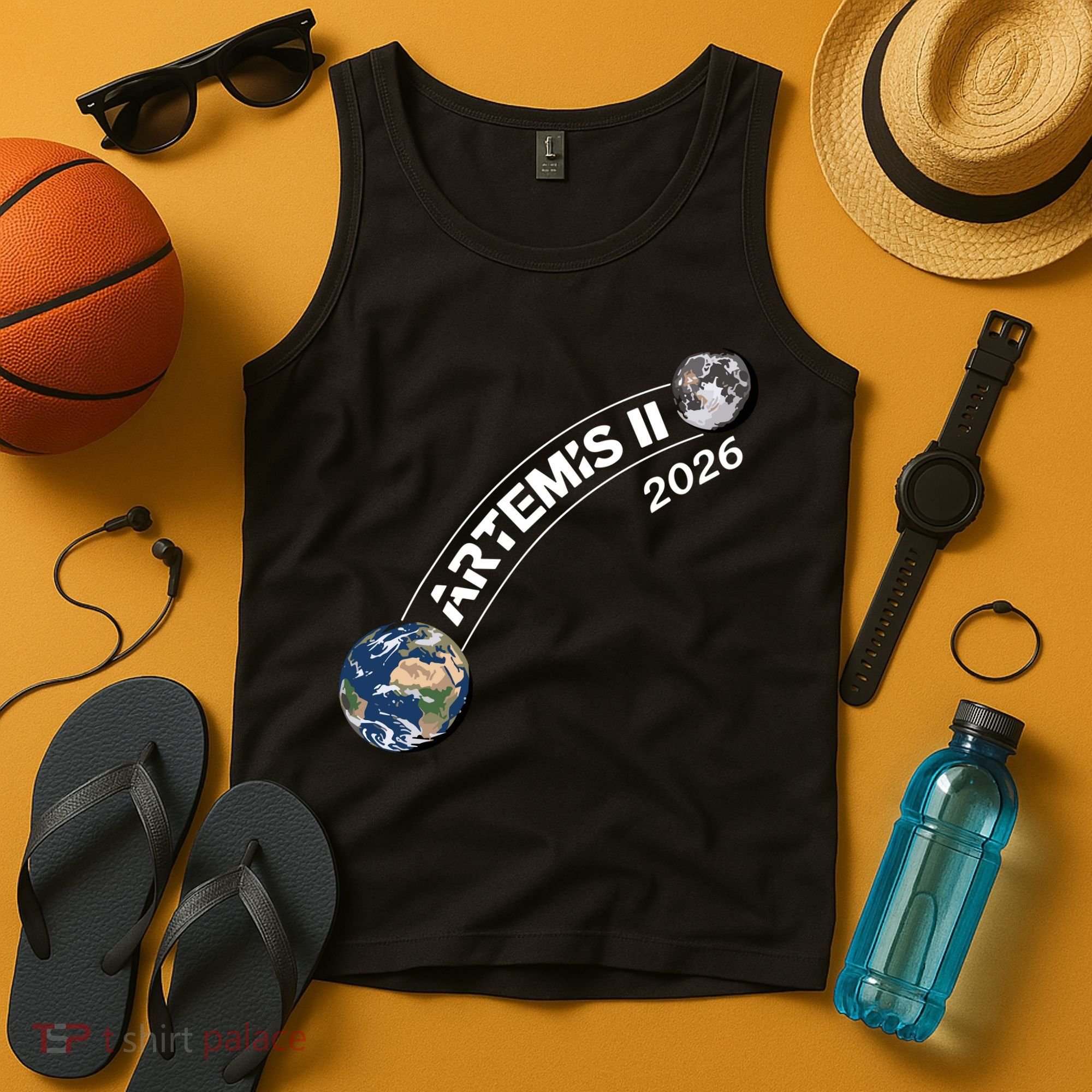 Artemis 11 2026 Back To The Moon Logo Tank Top
