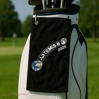 Artemis 11 2026 Back To The Moon Logo Golf Towel thumb 2