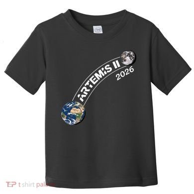Artemis 11 2026 Back To The Moon Logo Toddler T-Shirt