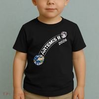 Artemis 11 2026 Back To The Moon Logo Toddler T-Shirt thumb 2
