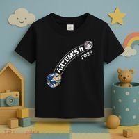 Artemis 11 2026 Back To The Moon Logo Toddler T-Shirt thumb 3