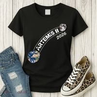 Artemis 11 2026 Back To The Moon Logo Women's T-Shirt thumb 3