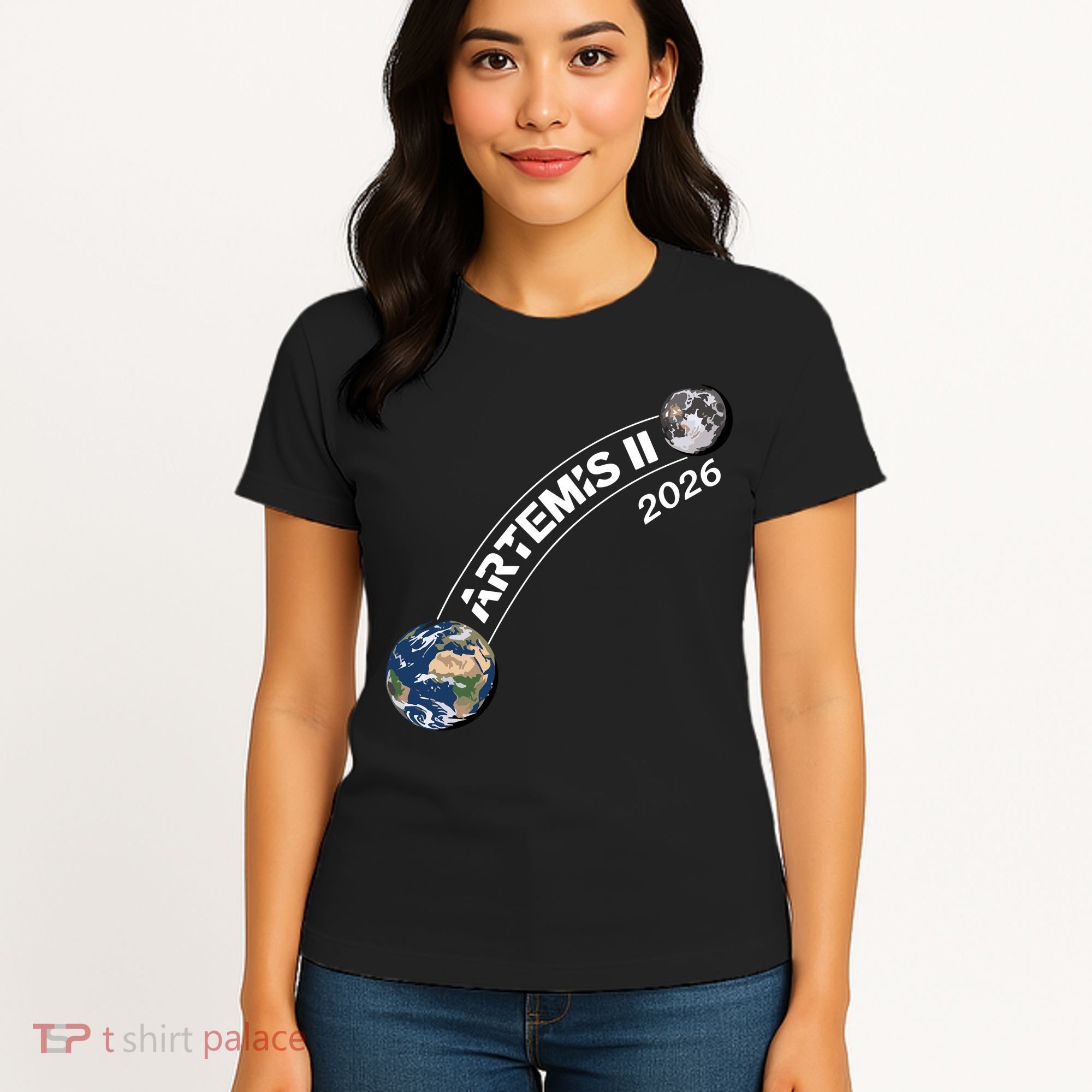Artemis 11 2026 Back To The Moon Logo Women's T-Shirt
