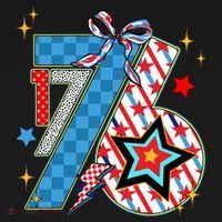 America 1776 4th Of July Retro 80s Style Backpack thumb 2