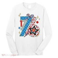 America 1776 4th Of July Retro 80s Style Long Sleeve Shirt thumb 0