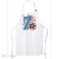 America 1776 4th Of July Retro 80s Style Apron thumb 0