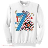 America 1776 4th Of July Retro 80s Style Sweatshirt thumb 0