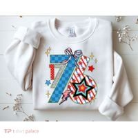 America 1776 4th Of July Retro 80s Style Sweatshirt thumb 2