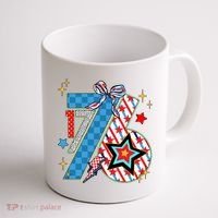 America 1776 4th Of July Retro 80s Style Coffee Mug thumb 1