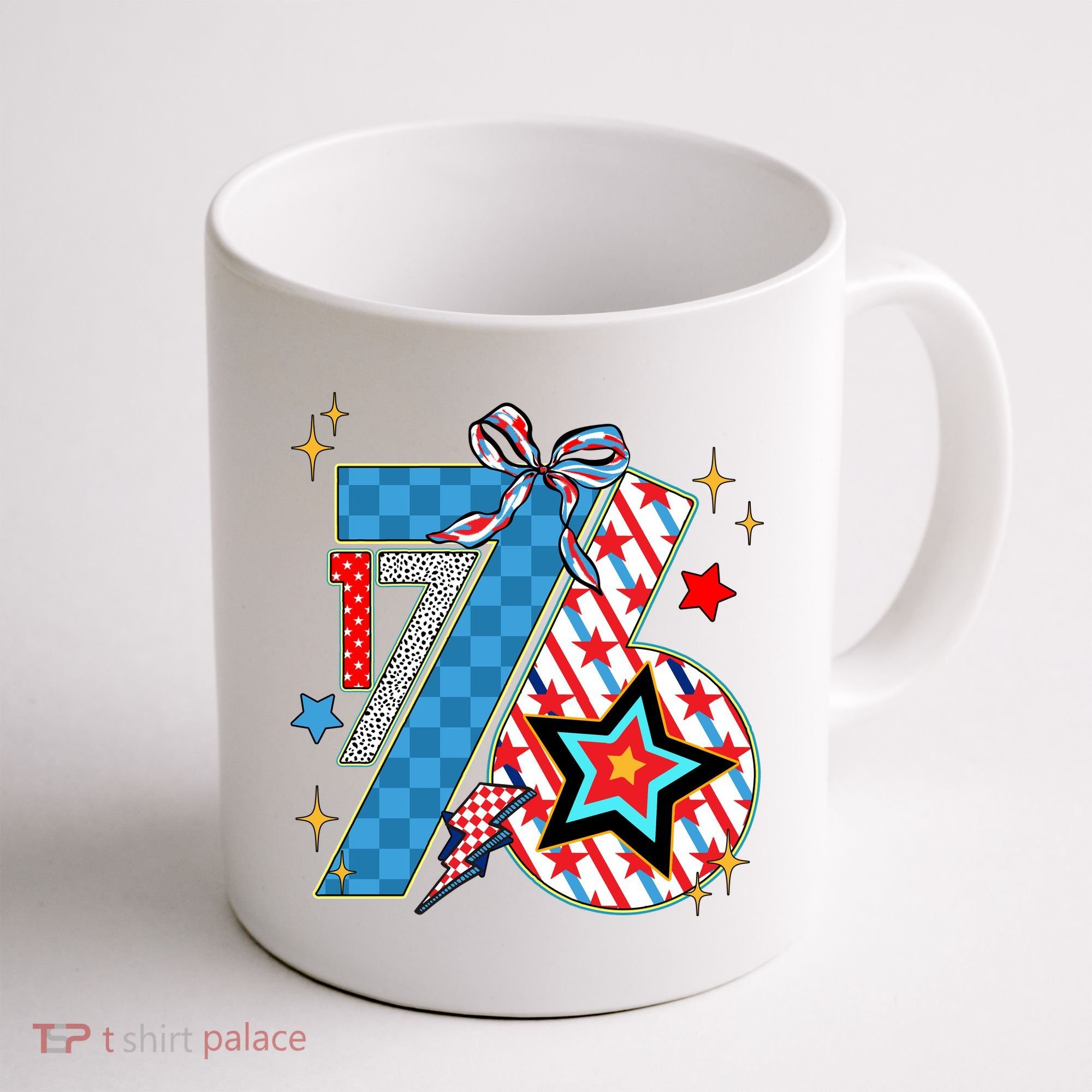 America 1776 4th Of July Retro 80s Style Coffee Mug