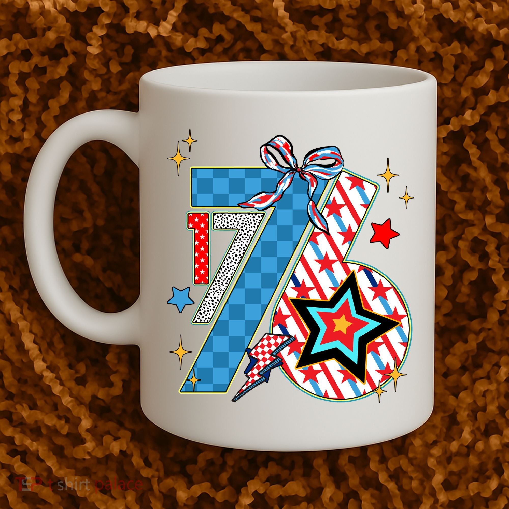 America 1776 4th Of July Retro 80s Style Coffee Mug