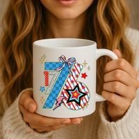 America 1776 4th Of July Retro 80s Style Coffee Mug thumb 3