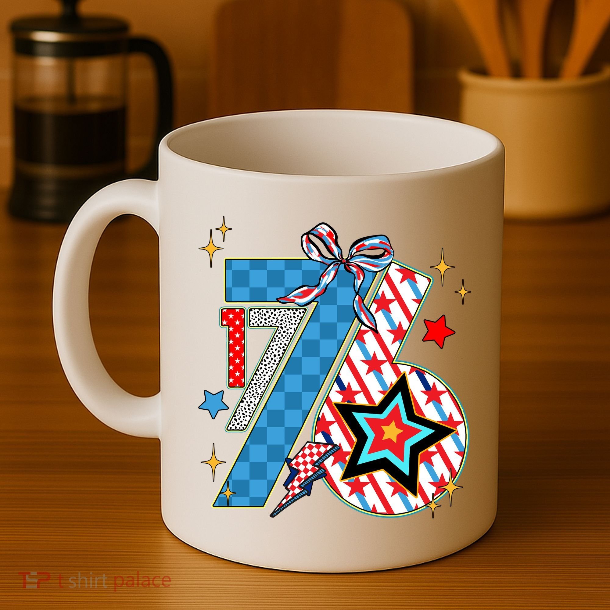 America 1776 4th Of July Retro 80s Style Coffee Mug