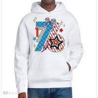 America 1776 4th Of July Retro 80s Style District V.I.T. Heavyweight Hoodie thumb 0