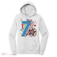 America 1776 4th Of July Retro 80s Style Women's Hoodie thumb 0
