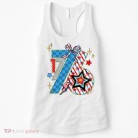 America 1776 4th Of July Retro 80s Style Women's Tank Top thumb 0