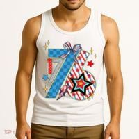 America 1776 4th Of July Retro 80s Style Tank Top thumb 3