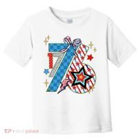 America 1776 4th Of July Retro 80s Style Toddler T-Shirt thumb 0