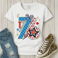 America 1776 4th Of July Retro 80s Style Women's T-Shirt thumb 3