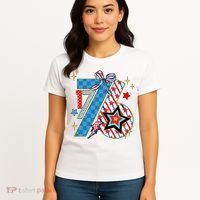 America 1776 4th Of July Retro 80s Style Women's T-Shirt thumb 4