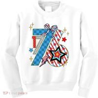 America 1776 4th Of July Retro 80s Style Kids Sweatshirt thumb 0