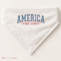 America 1776 USA-Made Doggie Bandana thumb 0