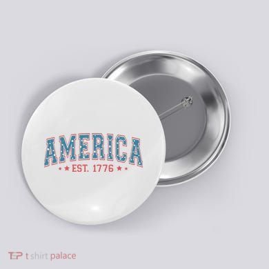 America 1776 Button