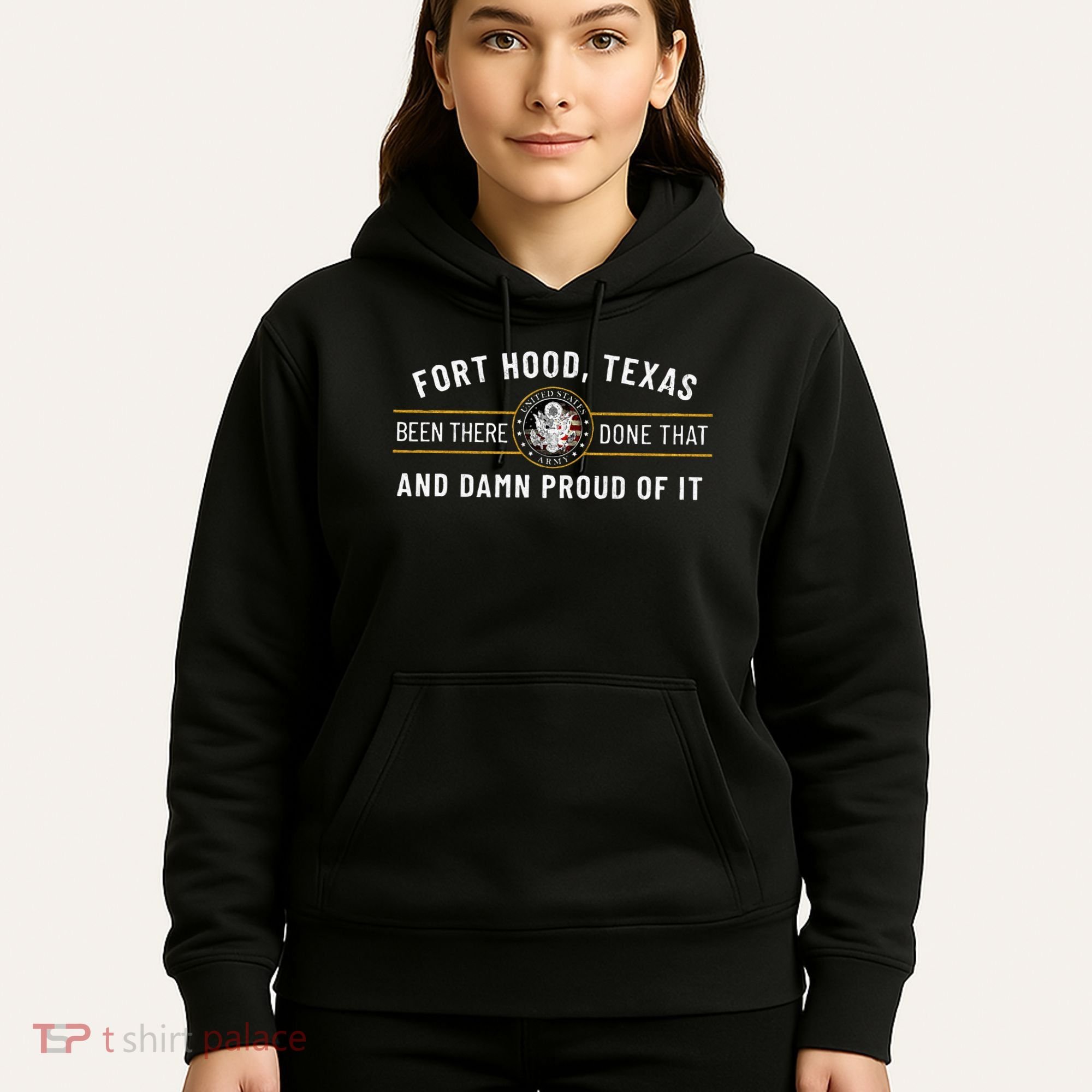 Army 1st Cavalry Division Fort Hood Texas Veteran Gift Hoodie