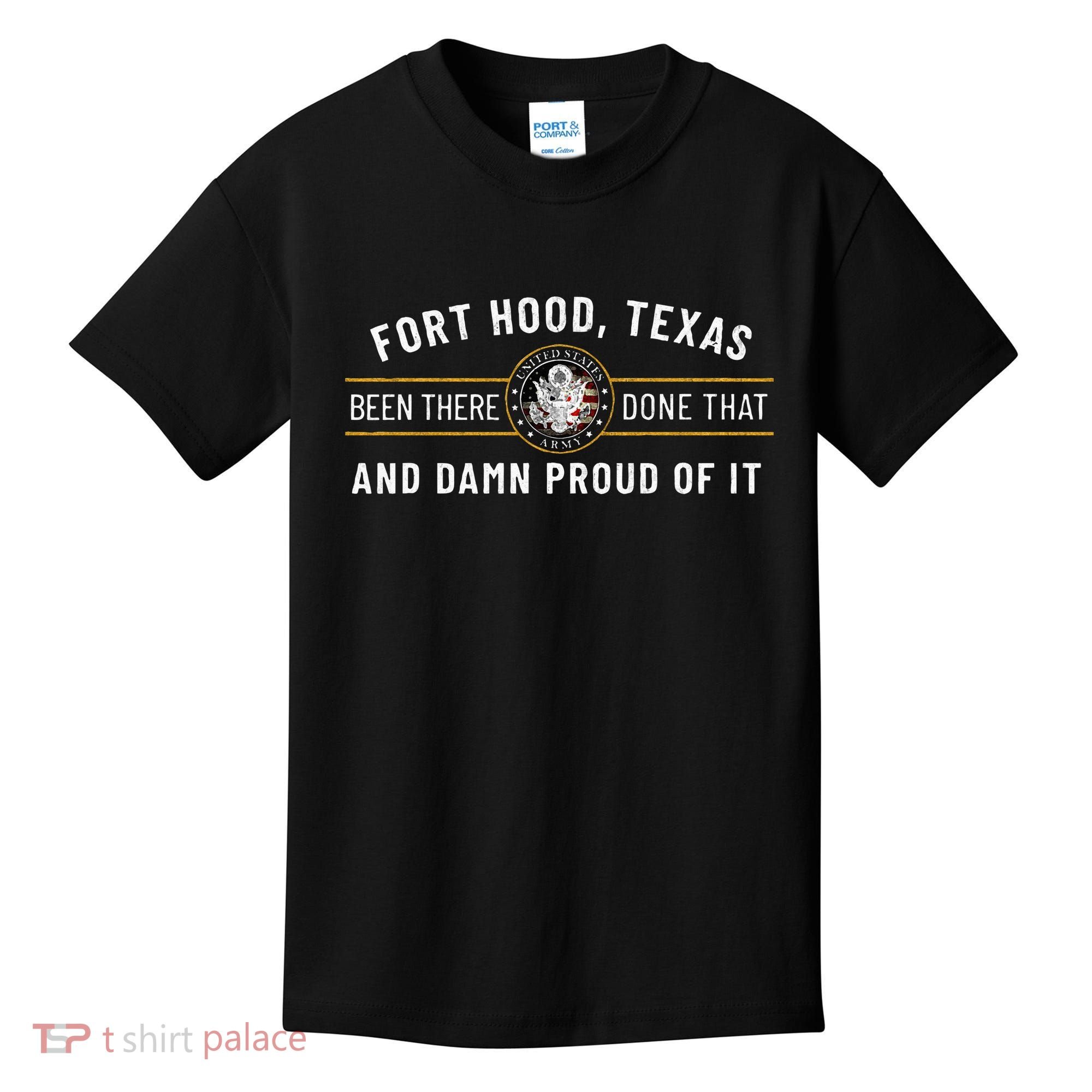Army 1st Cavalry Division Fort Hood Texas Veteran Gift Kids T-Shirt