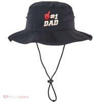 Athletic # 1 Dad Number 1 Father Dad FatherS Day Gift Bucket Hat thumb 0