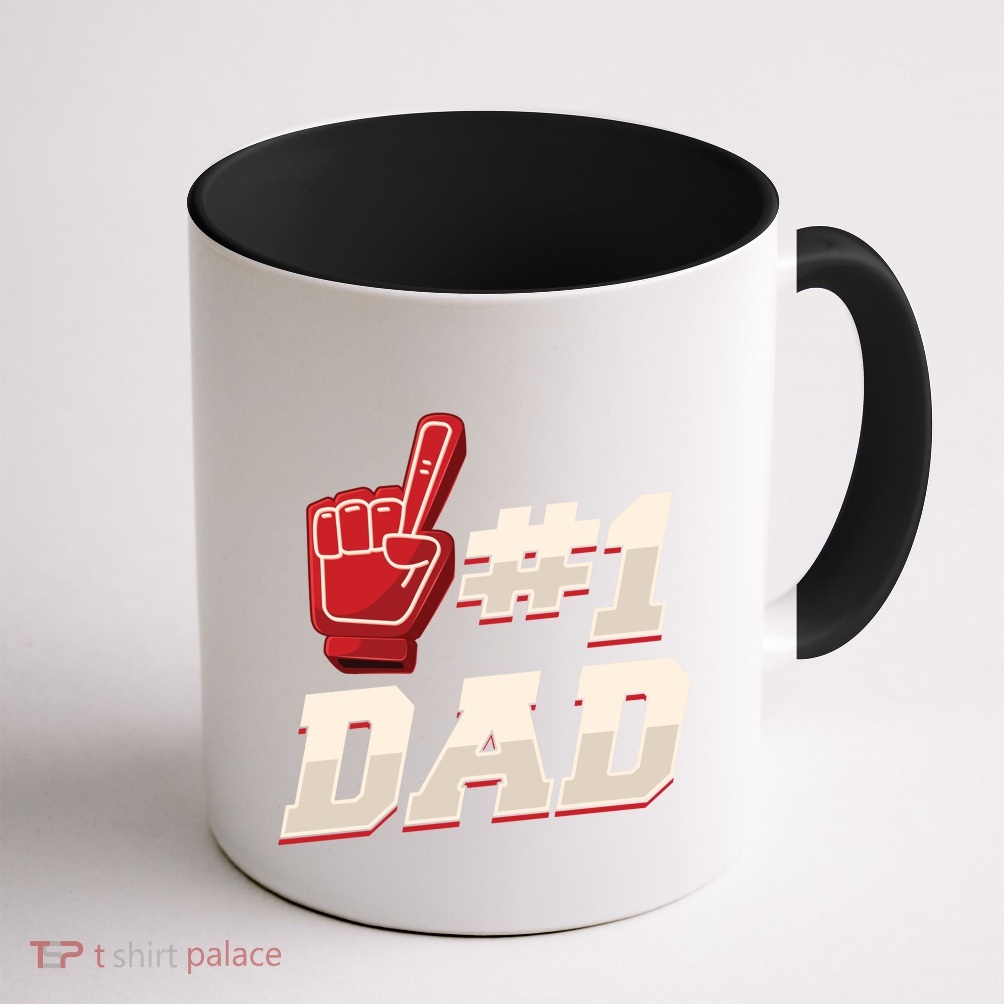 Athletic # 1 Dad Number 1 Father Dad FatherS Day Gift Coffee Mug