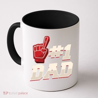 Athletic # 1 Dad Number 1 Father Dad FatherS Day Gift Coffee Mug