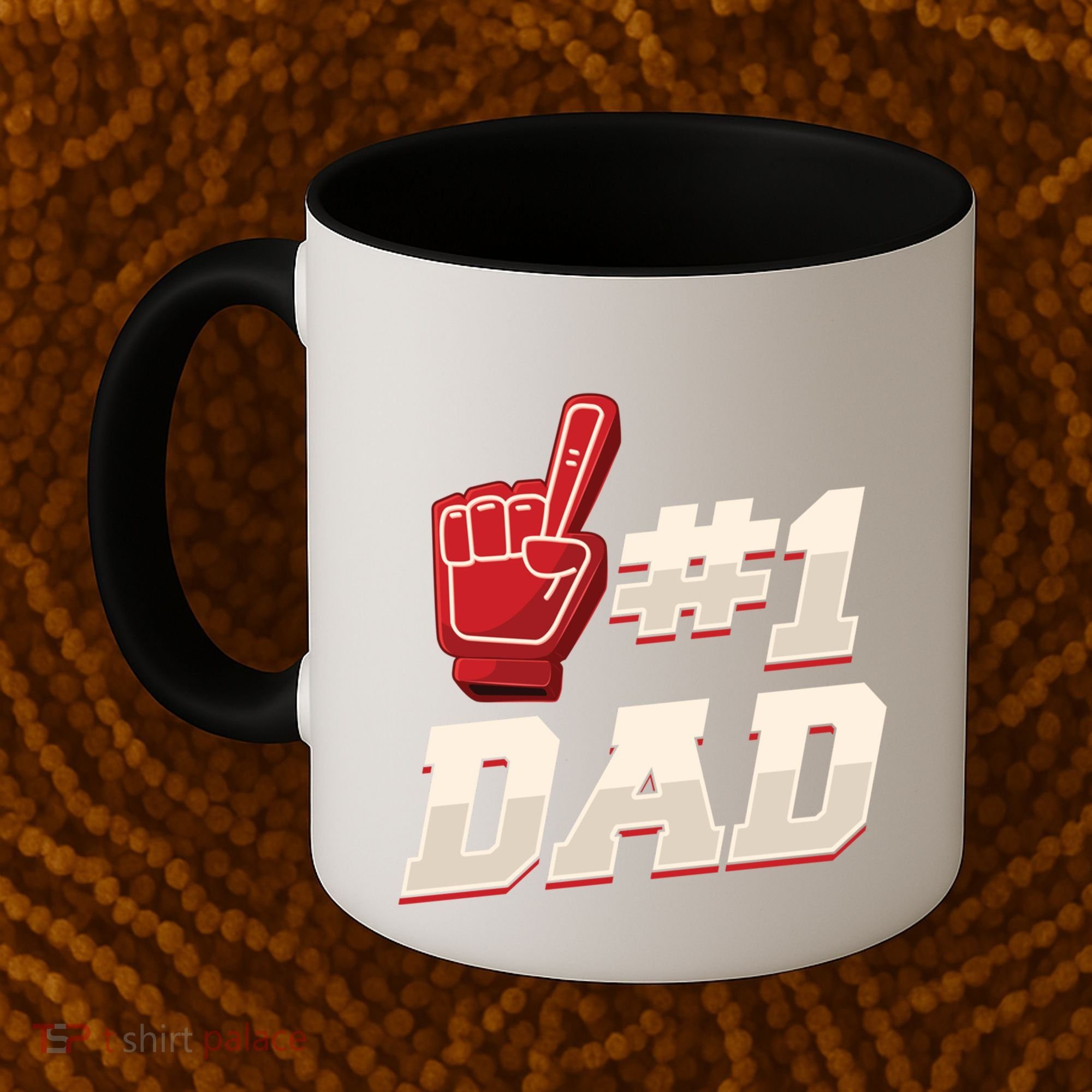 Athletic # 1 Dad Number 1 Father Dad FatherS Day Gift Coffee Mug