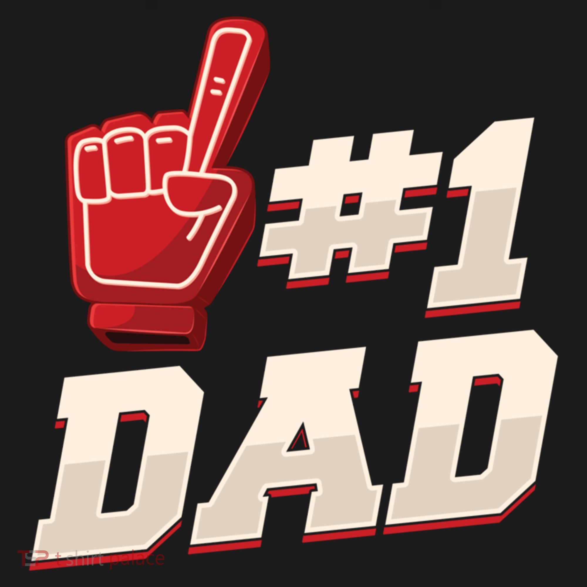 Athletic # 1 Dad Number 1 Father Dad FatherS Day Gift Ornament