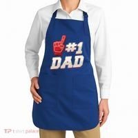 Athletic # 1 Dad Number 1 Father Dad FatherS Day Gift Apron thumb 2