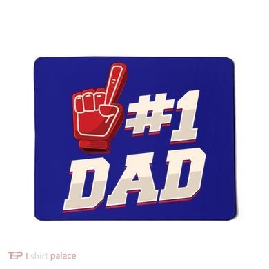 Athletic # 1 Dad Number 1 Father Dad FatherS Day Gift Mousepad