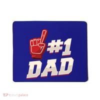Athletic # 1 Dad Number 1 Father Dad FatherS Day Gift Mousepad thumb 0