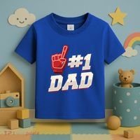 Athletic # 1 Dad Number 1 Father Dad FatherS Day Gift Toddler T-Shirt thumb 3