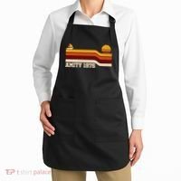 Amity 1975 Retro Sunset Sailboat Coastal Vibes Apron thumb 2