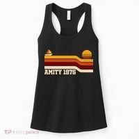 Amity 1975 Retro Sunset Sailboat Coastal Vibes Women's Tank Top thumb 0