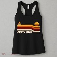 Amity 1975 Retro Sunset Sailboat Coastal Vibes Women's Tank Top thumb 3