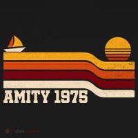 Amity 1975 Retro Sunset Sailboat Coastal Vibes Women's Long Sleeve Shirt thumb 2
